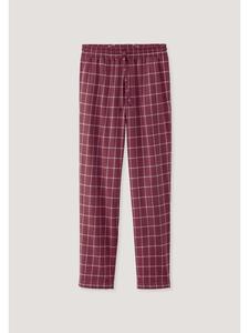 Пижамные штаны из фланели, свободного кроя, огненно-красного цвета Hessnatur