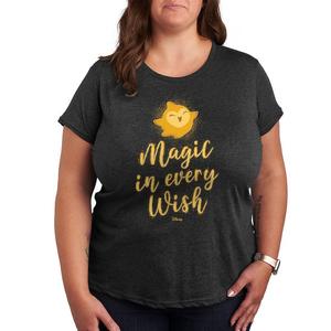 Футболка Disney's Wish Plus Magic In Every Wish с рисунком, цвет Heather Charcoal