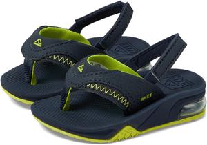 Сандалии Reef Little Fanning, цвет Lime/Navy