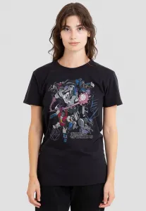 Футболка с принтом «трансформеры: поколения десептиконов: мир через тиранию и атаку». Hasbro, Black