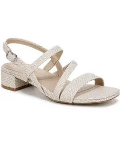 Женские босоножки Janet Square на шпильке с открытым носком и ремешком на щиколотке LifeStride, белый