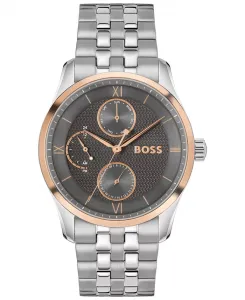 Мужские часы Principle Master Quartz Multifunction из нержавеющей стали, 41 мм Hugo Boss