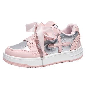 Низкие кроссовки для скейтбординга Sanrio Series для детей Hello Kitty, розовый