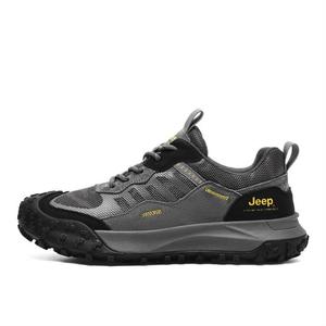 Низкие походные кроссовки мужские серые Jeep