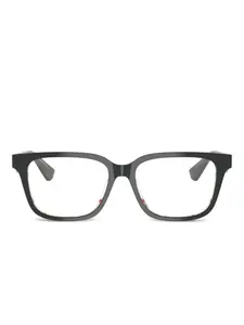 Очки в квадратной оправе Burberry Eyewear, черный