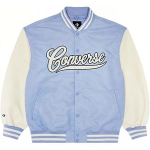 Бейсбольная куртка унисекс светло-голубой Converse