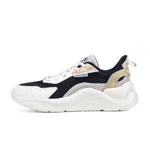 361° Амортизирующие износостойкие низкие повседневные туфли женские, черно-белые