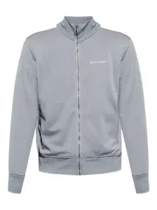 Спортивная куртка с полосками PALM ANGELS, серый