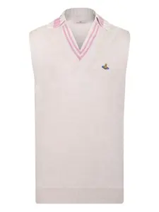 Жилет в полоску в стиле "рыбака" Vivienne Westwood, розовый