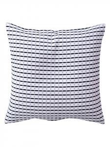 Overbeck and Friends Чехол для подушки "Элла" в черно-сером цвете - (Д)40 x (Ш)40 см