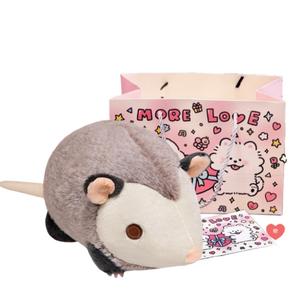 Очаровательная плюшевая кукла старой мыши высотой 30см Love of wormwood, серый