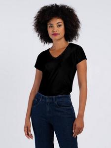 Футболка с V-образным вырезом Celtic & Co., Black