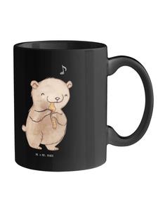 Черная кружка Запись приключений с надписью Mr. & Mrs. Panda