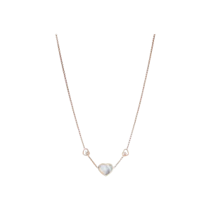 Колье Chopard из розового золота с бриллиантами и перламутром
