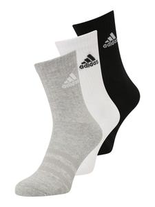 Спортивные носки ADIDAS PERFORMANCE Cushioned Crew 3 Pairs, Mottled Grey/Black/White