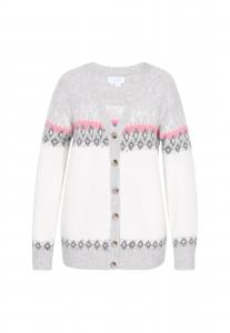 Usha BLUE LABEL Белый оверсайз кардиган