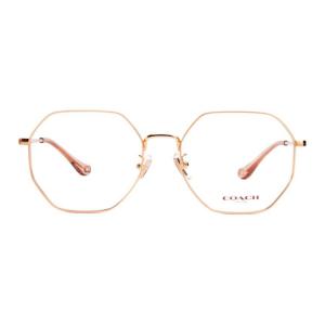 Оправы для очков нестандартной формы из сплава унисекс розовое золото COACH