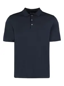 Трикотажная рубашка поло THE (Alphabet), синий