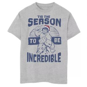 Для мальчиков 8–20 лет «Марвел Халк: настало время быть невероятной рождественской футболкой с рисунком» Marvel