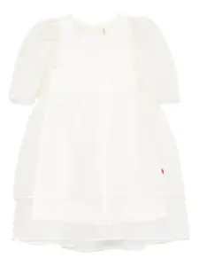 Платье с вышивкой Simonetta, белый