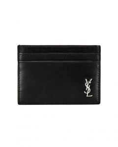 Картхолдер Saint Laurent YSL Credit, черный