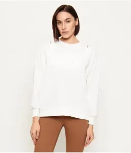 Толстовка loose fit Elisabetta Franchi, белый