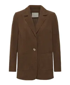 Вельветовый пиджак Kanna Cream, коричневый