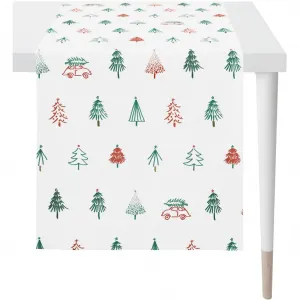 Скатерть 5825 Apelt, зеленый/белый