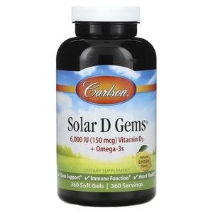 Добавка Carlson Solar D Gems Natural Lemon