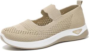 Ортопедические кроссовки для женщин, туфли для медсестер на липучке Babe, обувь Ortho Pro Comfort, обувь OrthoWear Baimiu, хаки