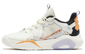 QIAODAN Нескользящие износостойкие низкие кроссовки для скейтбординга женские, белые, оранжевые, фиолетовые