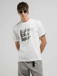 Футболка из хлопкового трикотажа с принтом