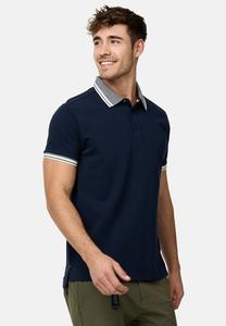 Рубашка-поло Injamie INDICODE JEANS, темно-синяя