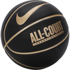 Nike Синтетический кожаный баскетбольный мяч черно-золотой размер 7 для тренировок