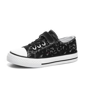 Амортизирующие устойчивые к истиранию дышащие нескользящие низкие кеды из канваса Peter pan, черный