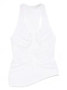 Топ Salacia со сборками Christopher Esber, белый