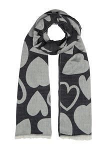 s.Oliver Шарф в сером и черном цвете