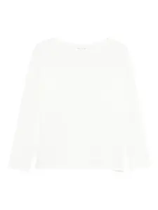 Футболка с вырезом лодочка Ma'Ry'Ya, белый