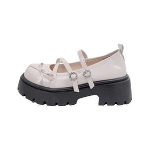 Fawn Miri Блок каблук Мэри Джейн туфли женские экрю, цвет Ecru