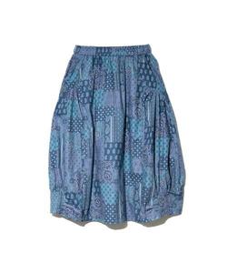 Пышная юбка COLORK в стиле пэчворк с узором пейсли (женская) Gsc Womens Select, цвет Navy