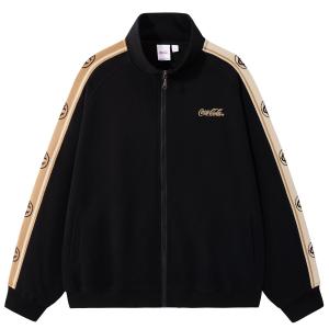 Куртка унисекс Coca-Cola, черная (с флисовой подкладкой)