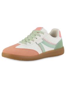 Кроссовки на шнуровке VAN HILL, цвет hellorange