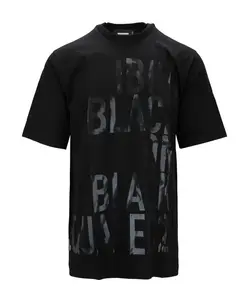 Футболка Ибры с поникшими рукавами Dsquared2, черный