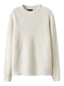 Name it Вязаный свитер цвета «античный белый»