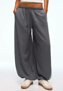 Деревенские брюки-блумеры Bershka, Dark Grey