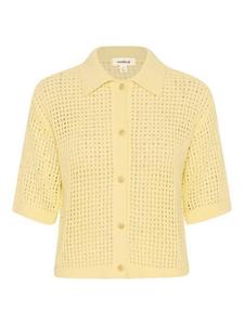 Текстурированный вязаный кардиган Kathryn Soaked In Luxury, Yellow