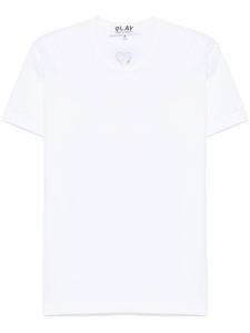 Comme Des Garçons Play футболка с нашивкой, белый