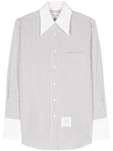 Рубашка в полоску Thom Browne, белый