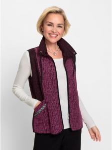 WITT WEIDEN Флисовый жилет меланжевого цвета (темно-серый меланж)