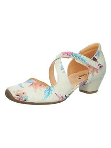 Think! Кожаные туфли-лодочки белого/разноцветного цвета